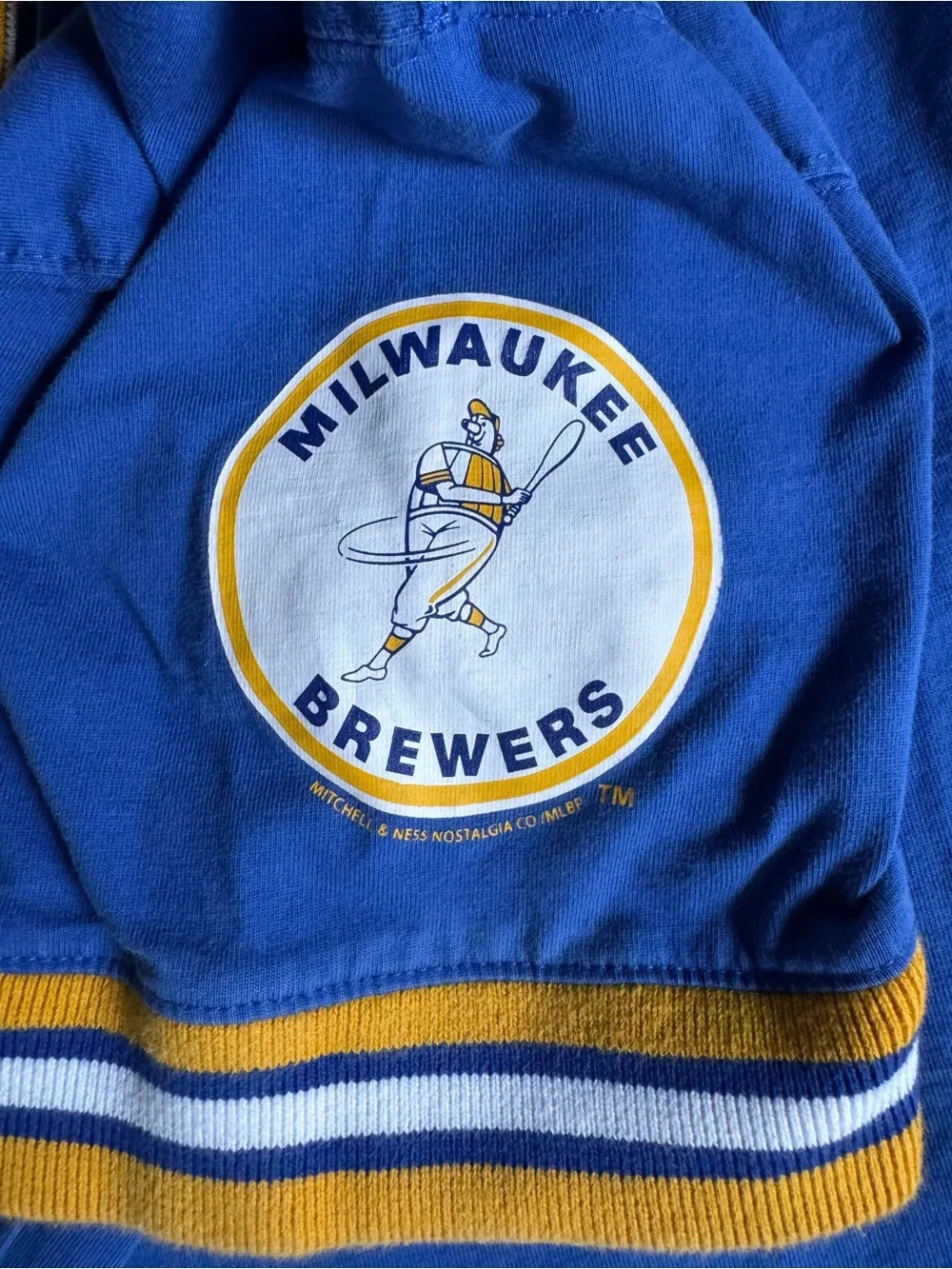 Mitchell & Ness 'Brewers' Short Sleeve Jersey Tee